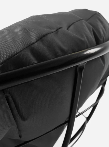 Изображение товара Кресло садовое M-Group Папасан пружинка мини / 12080409 (черный/серая подушка)