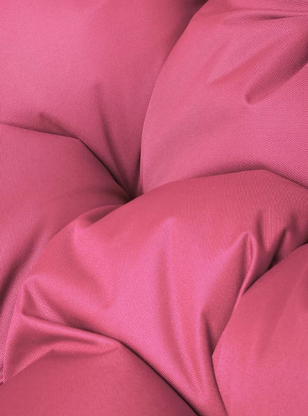 Изображение товара Кресло садовое M-Group Папасан пружинка мини / 12080408 (черный/розовая подушка)