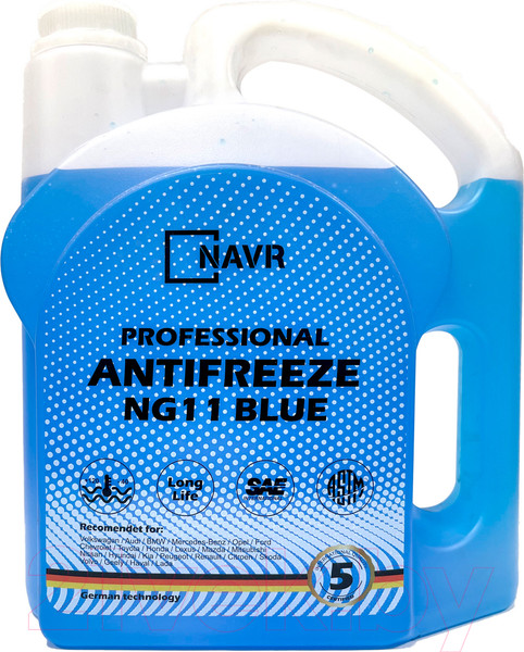 Изображение товара Антифриз Navr NG11 Blue (4.2л)