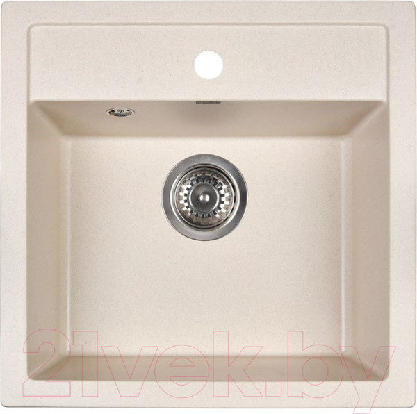 Изображение товара Мойка кухонная Wisent 510-30W (с сифоном GER013)