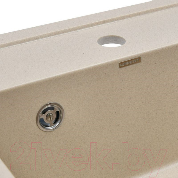 Изображение товара Мойка кухонная Wisent 510-30W (с сифоном GER013)