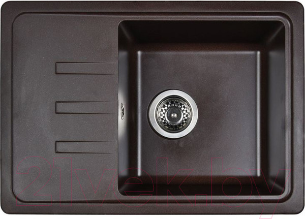 Изображение товара Мойка кухонная Wisent 620-27W (с сифоном GER013)