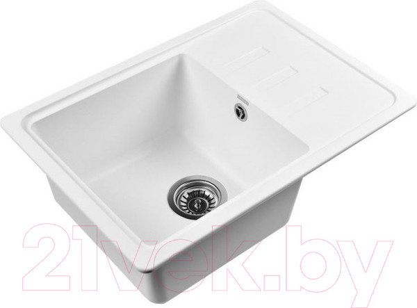 Изображение товара Мойка кухонная Wisent 620-28W (с сифоном GER013)
