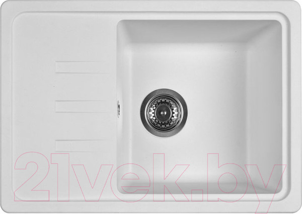 Изображение товара Мойка кухонная Wisent 620-28W (с сифоном GER013)