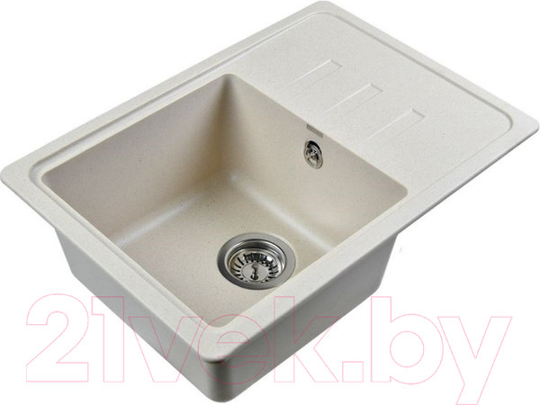 Изображение товара Мойка кухонная Wisent 620-30W (с сифоном GER013)