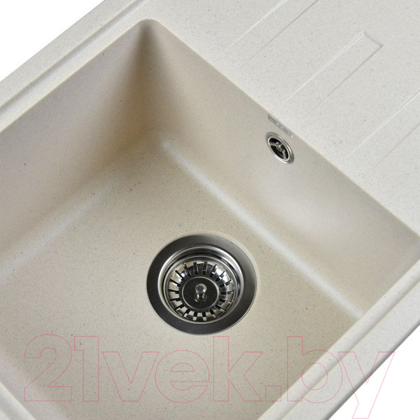 Изображение товара Мойка кухонная Wisent 620-30W (с сифоном GER013)