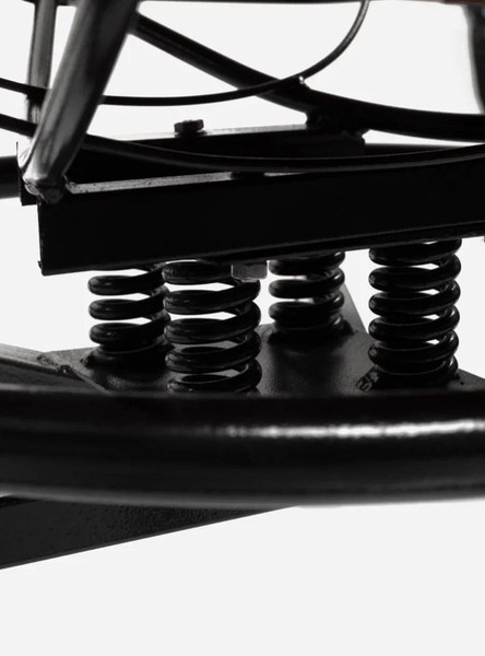 Изображение товара Кресло садовое M-Group Папасан пружинка мини / 12080405 (черный/коричневая подушка)