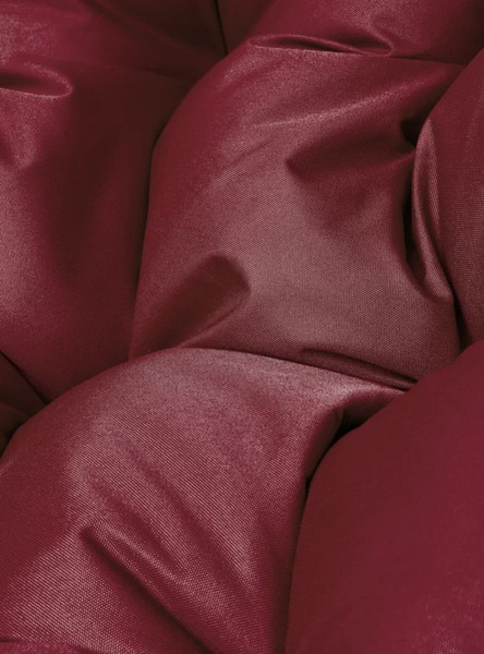 Изображение товара Кресло садовое M-Group Папасан пружинка мини / 12080202 (коричневый/бордовая подушка)