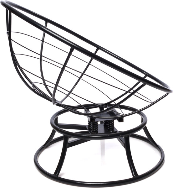 Изображение товара Кресло садовое M-Group Папасан пружинка мини / 12080404 (черный/зеленая подушка)