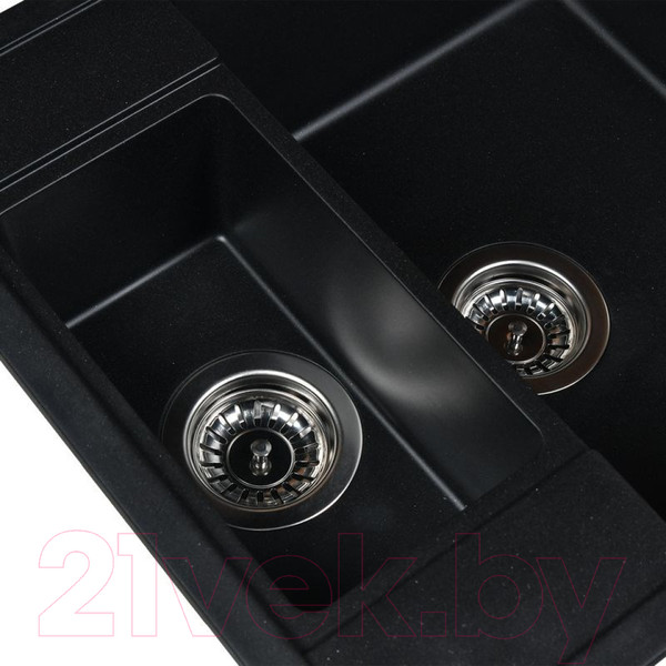 Изображение товара Мойка кухонная Wisent 580-25WQ (с сифоном GER011)