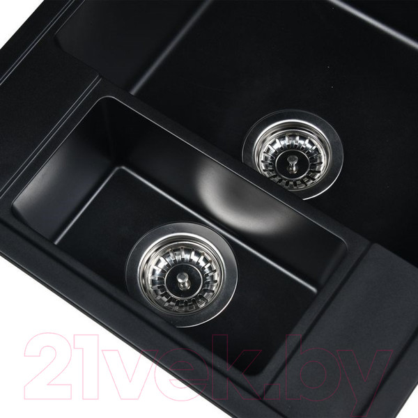 Изображение товара Мойка кухонная Wisent 580-26WQ (с сифоном GER011)