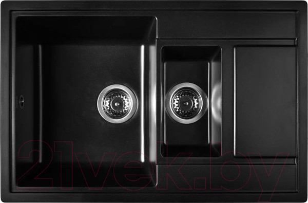 Изображение товара Мойка кухонная Wisent 780-25WQ (с сифоном GER011)