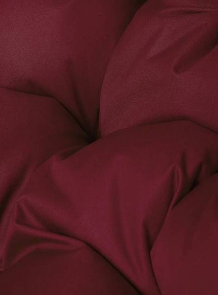 Изображение товара Кресло садовое M-Group Папасан пружинка мини / 12080402 (черный/бордовая подушка)