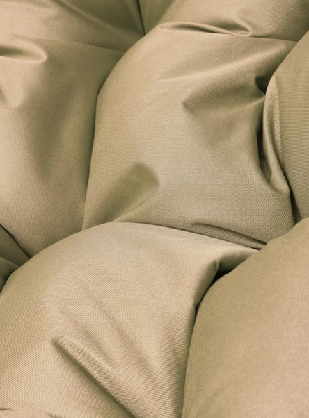 Изображение товара Кресло садовое M-Group Папасан пружинка мини / 12080201 (коричневый/бежевая подушка)