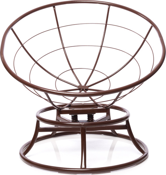 Изображение товара Кресло садовое M-Group Папасан пружинка мини / 12080201 (коричневый/бежевая подушка)