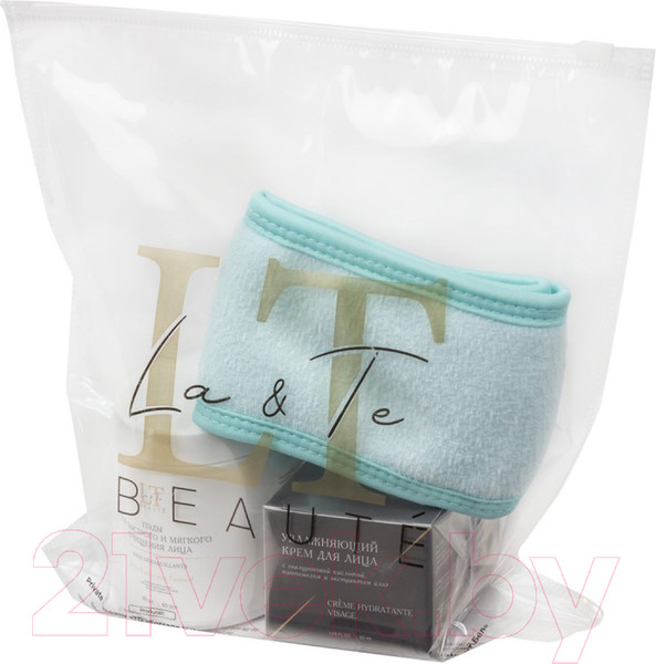 Изображение товара Набор косметики для лица La and Te beaute Пэды+Крем для лица+Повязка на голову LT-38