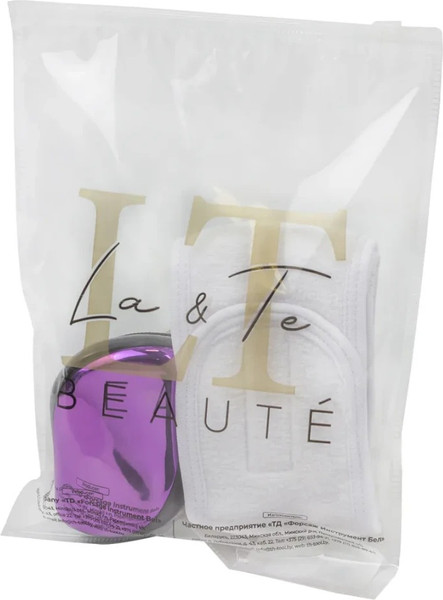 Изображение товара Подарочный набор La and Te beaute Расческа для волос+Повязка на голову LT-39 (53205)