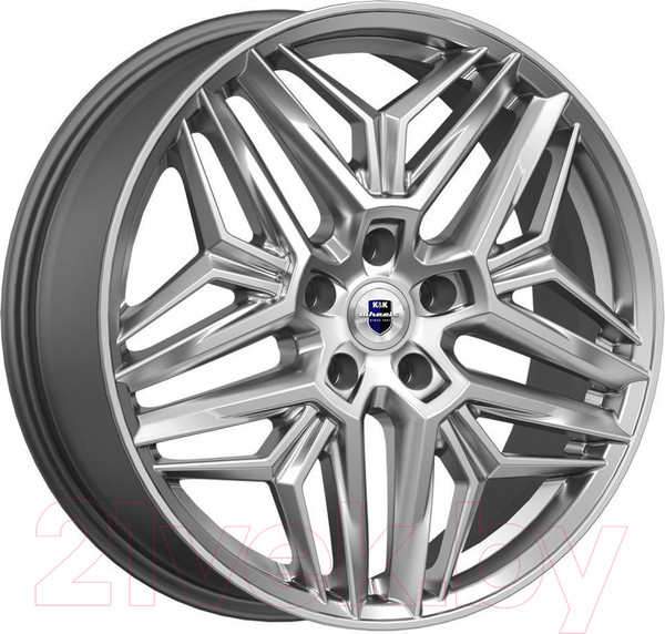 Изображение товара Литой диск K&K Колумб 19x7" 5x114.3мм DIA 67.1мм ET 35мм Дарк платинум
