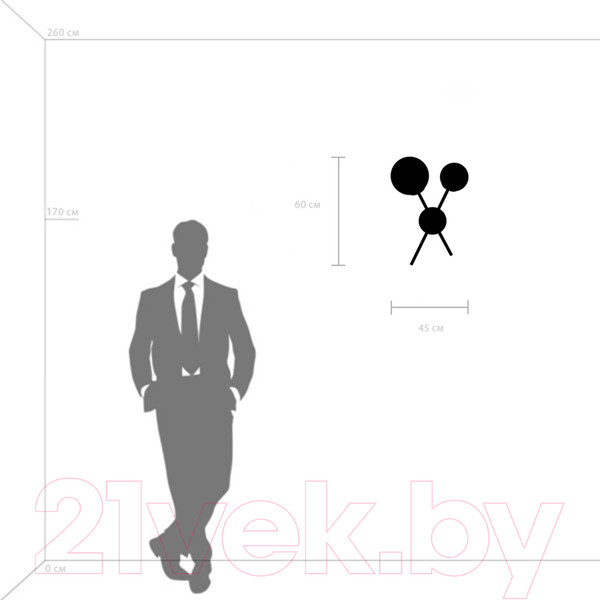 Изображение товара Бра Lightstar Croco 815620 (MB21055-2A)