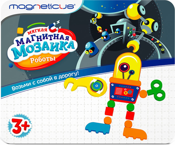 Изображение товара Развивающая игра Magneticus Роботы / MS-2214