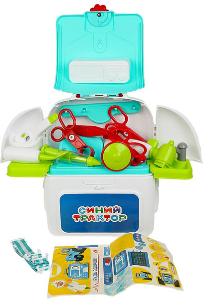 Изображение товара Набор доктора детский Играем вместе Синий трактор / 2002U040-R