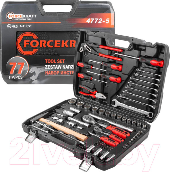 Изображение товара Универсальный набор инструментов ForceKraft FK-4772-5