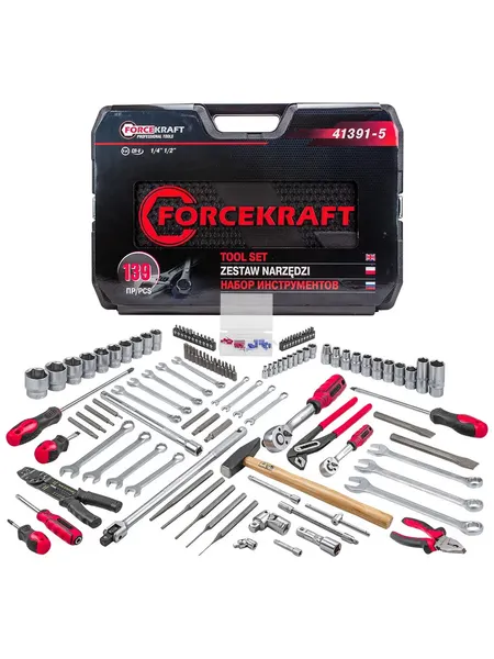 Изображение товара Универсальный набор инструментов ForceKraft FK-41391-5 (56420)