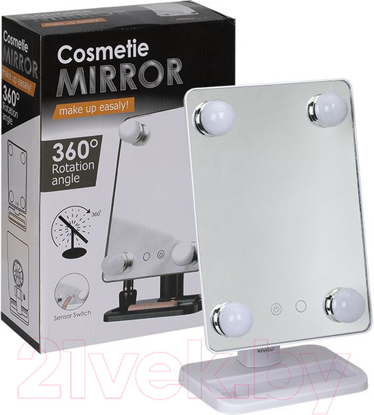 Изображение товара Зеркало косметическое Nail Art НН083 (с подсветкой)