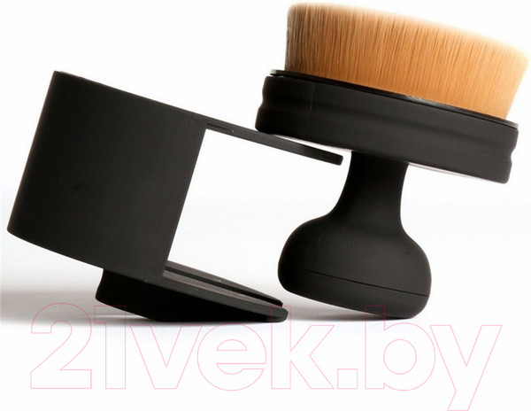 Изображение товара Кисть для макияжа Nail Art Плоская мягкая (черный)