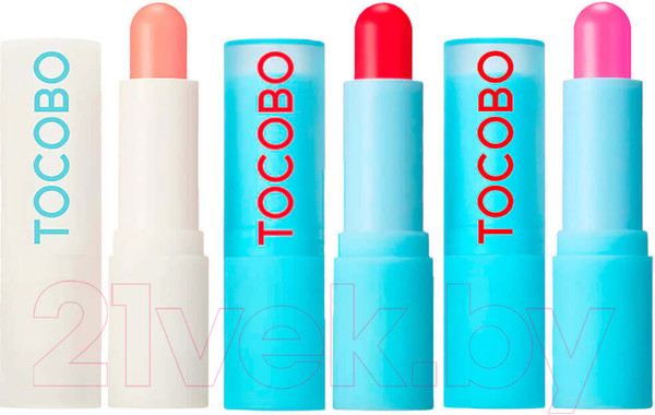 Изображение товара Бальзам для губ Tocobo Glass Tinted Lip Balm Увлажняющий оттеночный 012 Better Pink (3.5г)