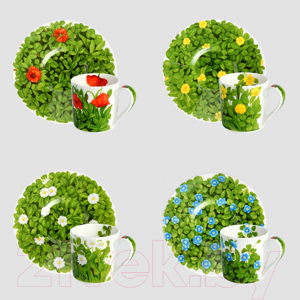 Изображение товара Чашка с блюдцем Taitu Prati Italiani / 2-991-B