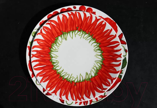 Изображение товара Тарелка столовая обеденная Taitu Sun Red 12-11-0