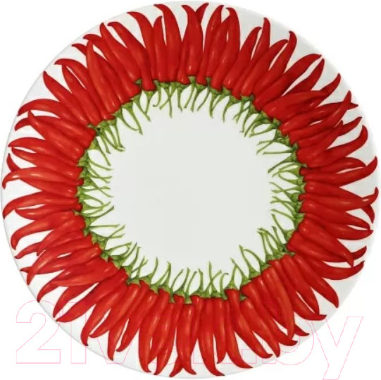 Изображение товара Тарелка столовая обеденная Taitu Sun Red 12-11-0