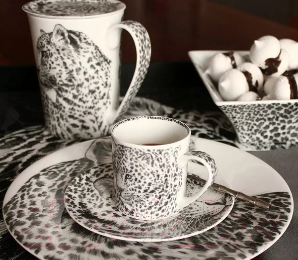 Изображение товара Тарелка столовая обеденная Taitu Wild Spirit Leopard 12-1-1-A