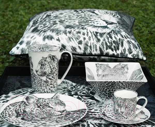 Изображение товара Тарелка столовая обеденная Taitu Wild Spirit Leopard 12-1-1-A