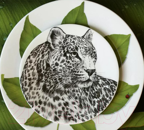 Изображение товара Тарелка столовая обеденная Taitu Wild Spirit Leopard 12-1-1-A
