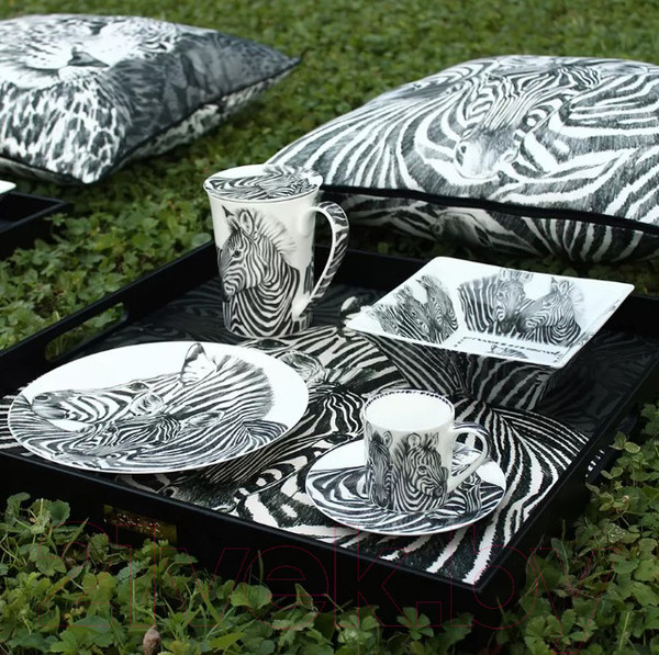 Изображение товара Тарелка столовая обеденная Taitu Wild Spirit Zebra 12-1-1-D