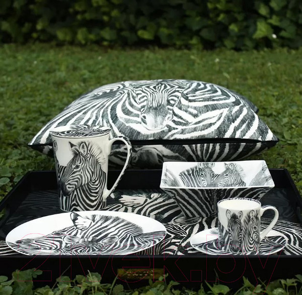 Изображение товара Тарелка столовая обеденная Taitu Wild Spirit Zebra 12-1-1-D