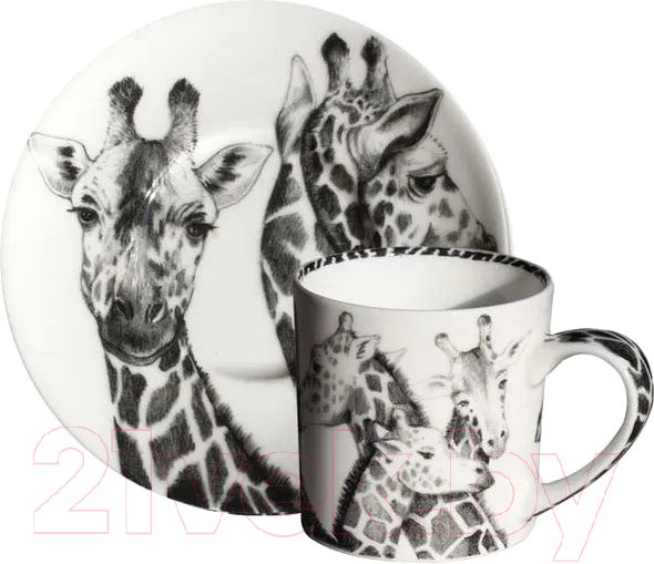 Изображение товара Чашка с блюдцем Taitu Wild Spirit Giraffe 12-1-91-B