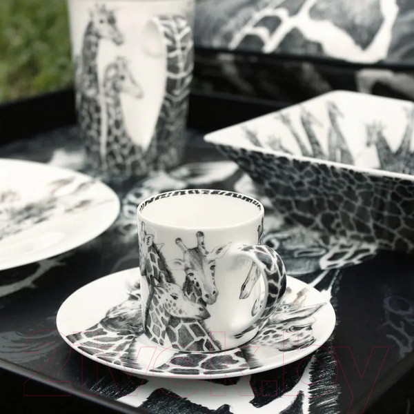 Изображение товара Чашка с блюдцем Taitu Wild Spirit Giraffe 12-1-91-B