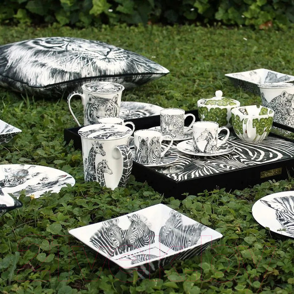 Изображение товара Чашка с блюдцем Taitu Wild Spirit Giraffe 12-1-91-B