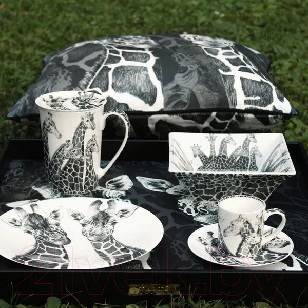 Изображение товара Чашка с блюдцем Taitu Wild Spirit Giraffe 12-1-91-B