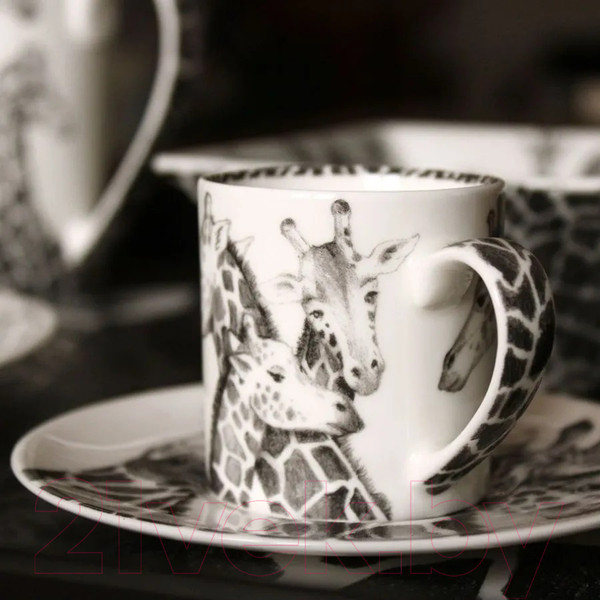 Изображение товара Чашка с блюдцем Taitu Wild Spirit Giraffe 12-1-91-B
