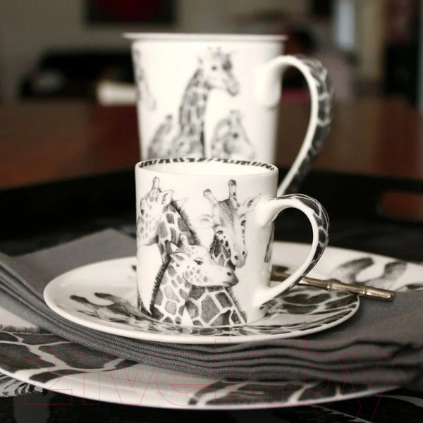 Изображение товара Чашка с блюдцем Taitu Wild Spirit Giraffe 12-1-91-B