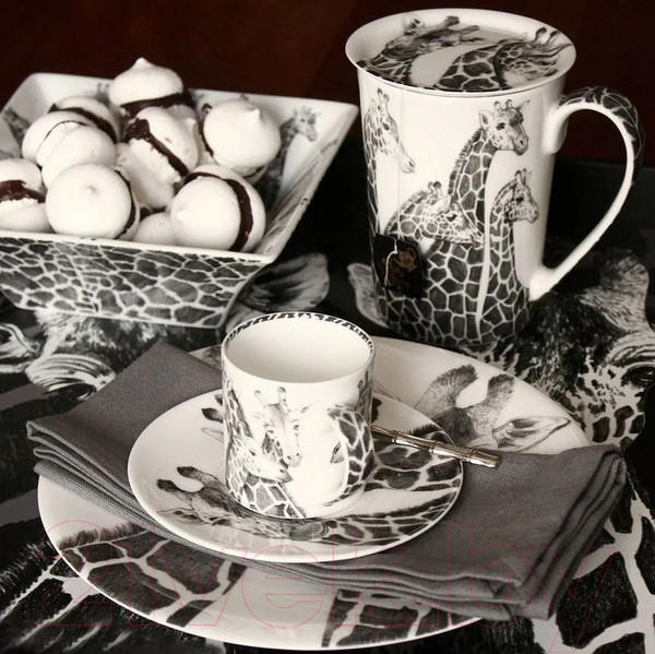 Изображение товара Чашка с блюдцем Taitu Wild Spirit Giraffe 12-1-91-B