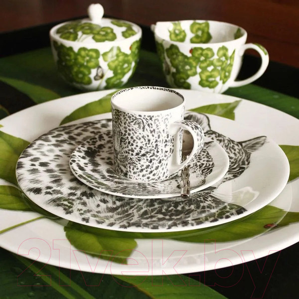 Изображение товара Чашка с блюдцем Taitu Wild Spirit Leopard 12-1-91-A