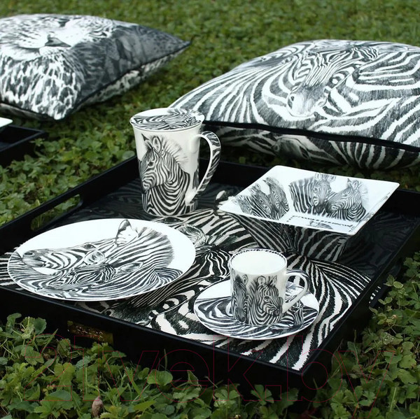 Изображение товара Чашка с блюдцем Taitu Wild Spirit Zebra 12-1-91-D