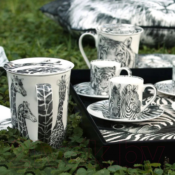Изображение товара Чашка с блюдцем Taitu Wild Spirit Zebra 12-1-91-D