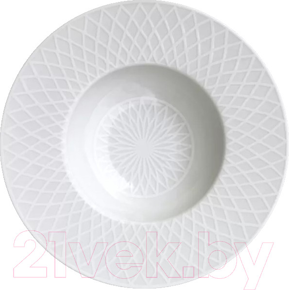 Изображение товара Тарелка столовая глубокая Taitu White Fantasy 13-4-51