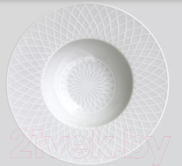 Изображение товара Тарелка столовая глубокая Taitu White Fantasy 13-4-51